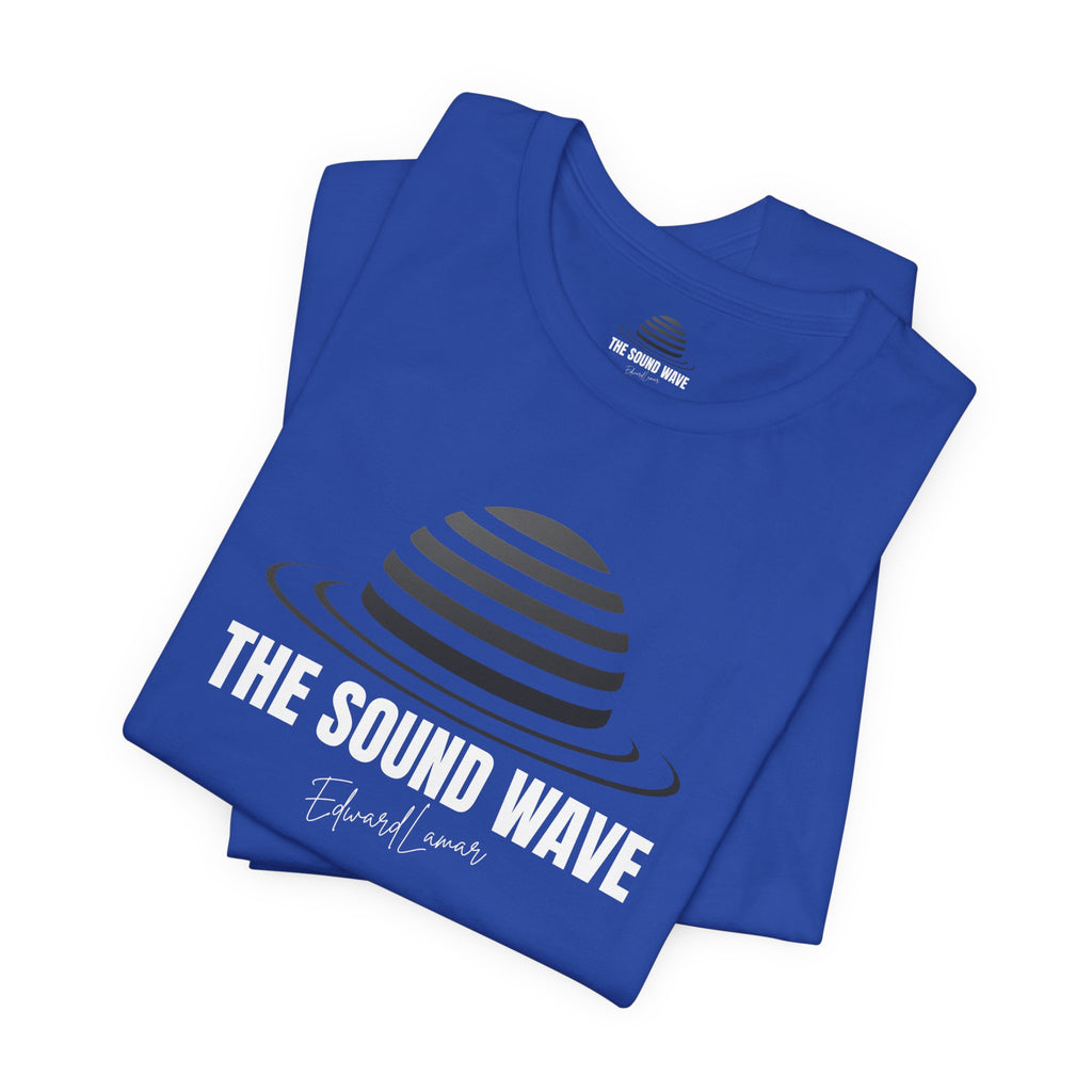Striped Planet Tee — Minimalist Space Graphic T-Shirt