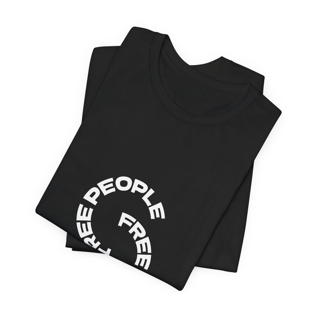 Free People Circle Tee — "that's what love do" Minimalist Graphic T-Shirt