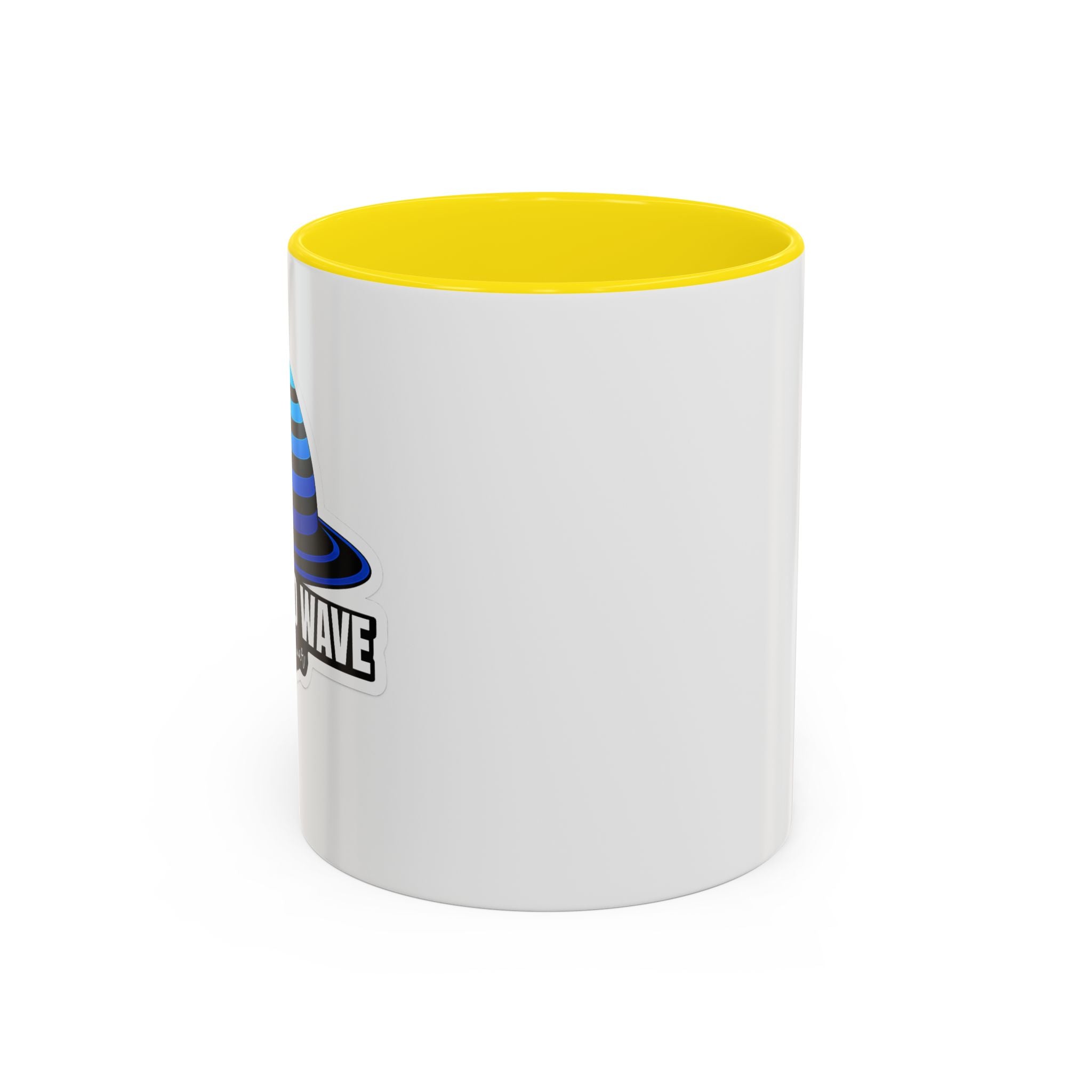 Accent Coffee Mug — 'The Sound Wave' Blue Planet Logo (11/15oz)
