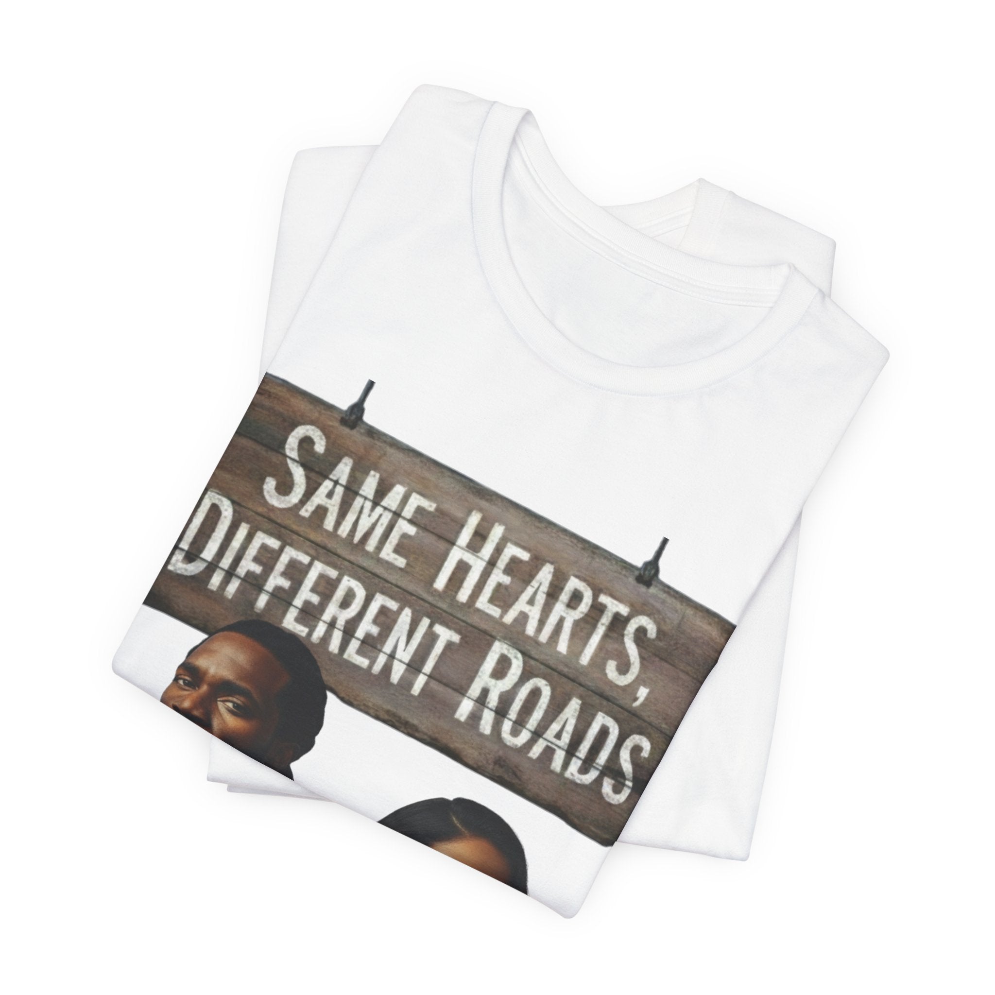 Same Hearts Different Roads Tee — “we used to talk” Photo Graphic T‑Shirt