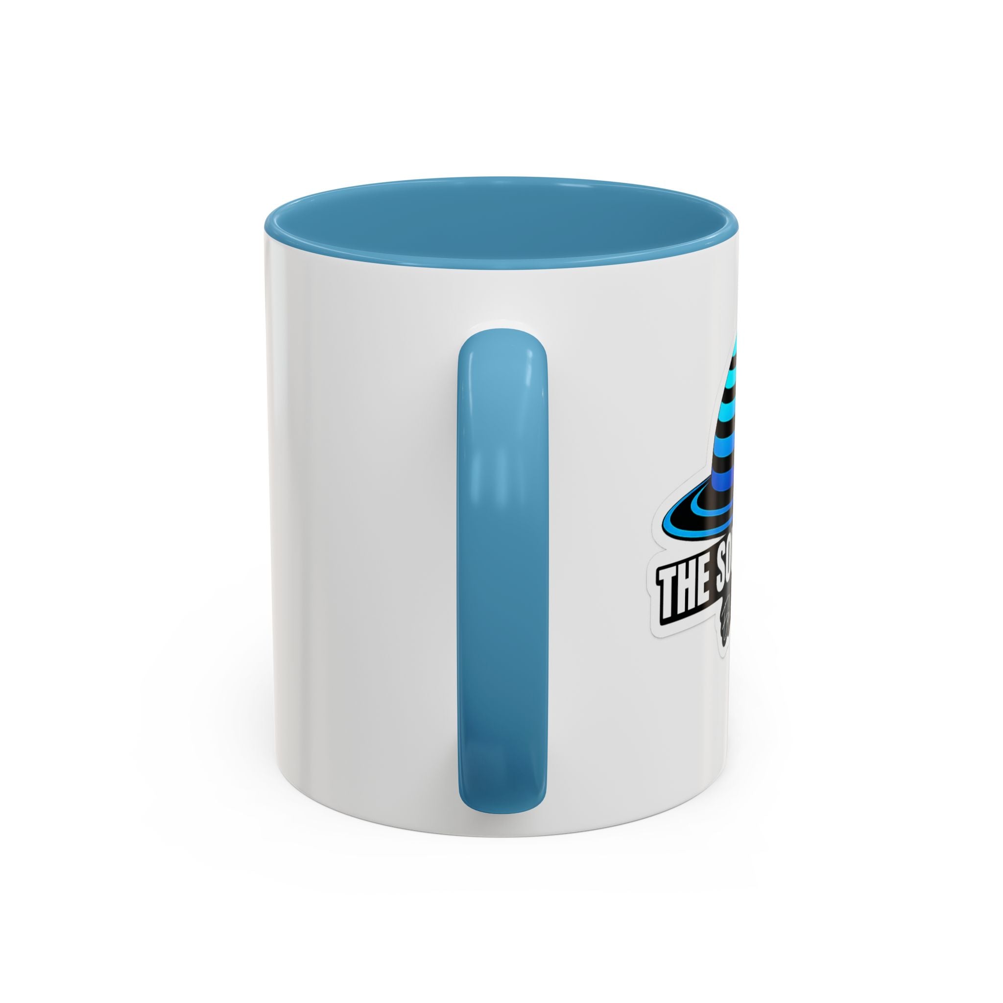 Accent Coffee Mug — 'The Sound Wave' Blue Planet Logo (11/15oz)