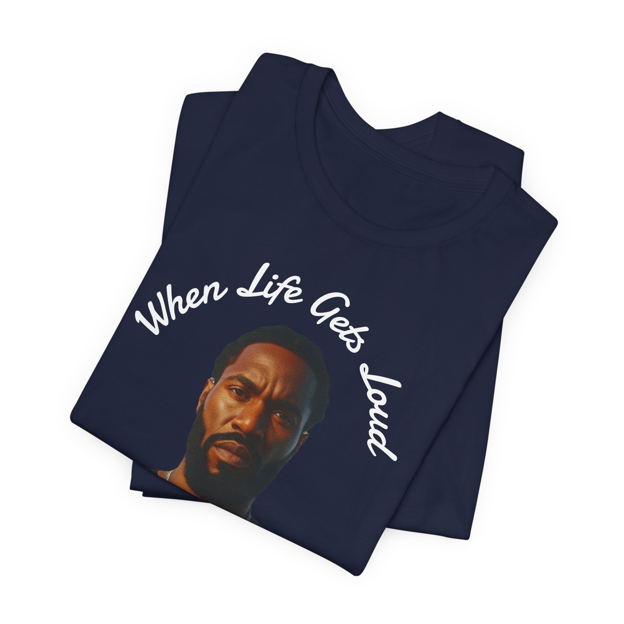 Faith Over the Noise Tee — "When Life Gets Loud" Inspirational Christian T-Shirt