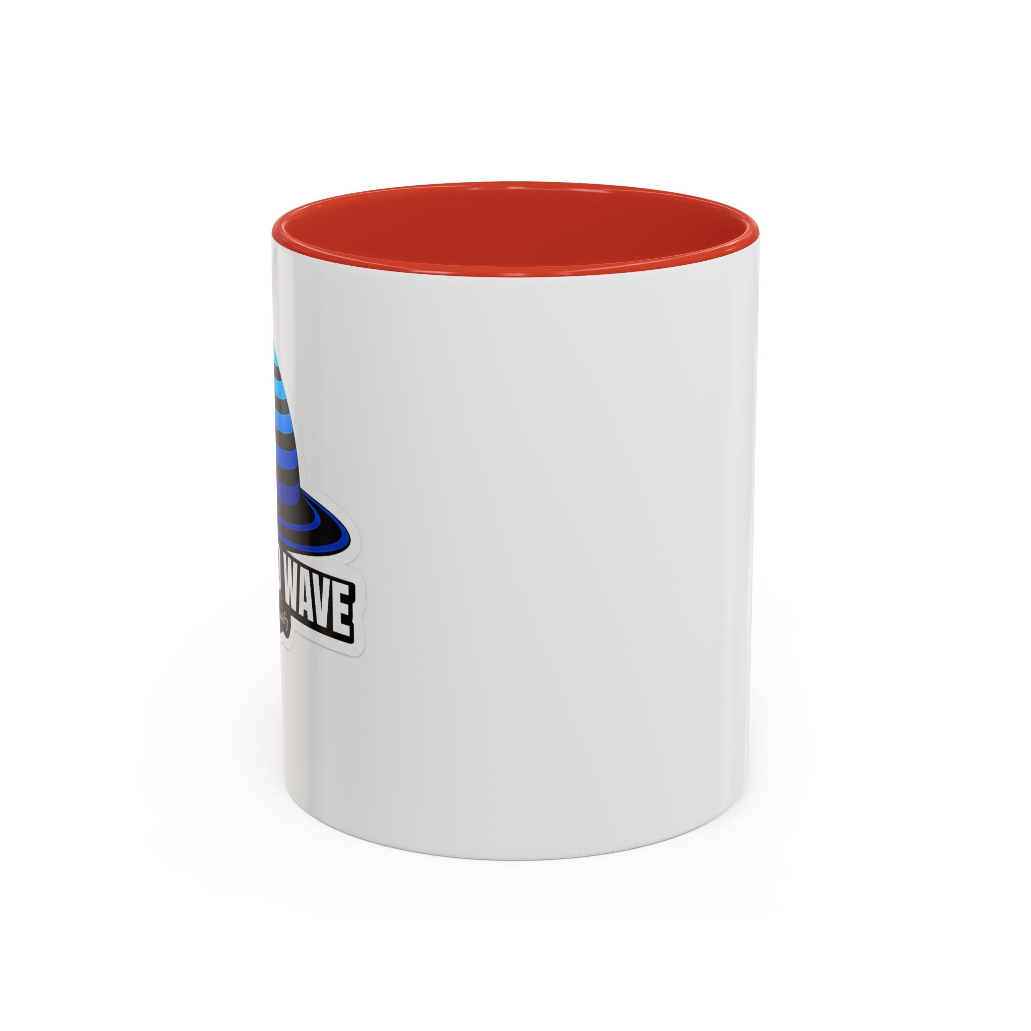 Accent Coffee Mug — 'The Sound Wave' Blue Planet Logo (11/15oz)