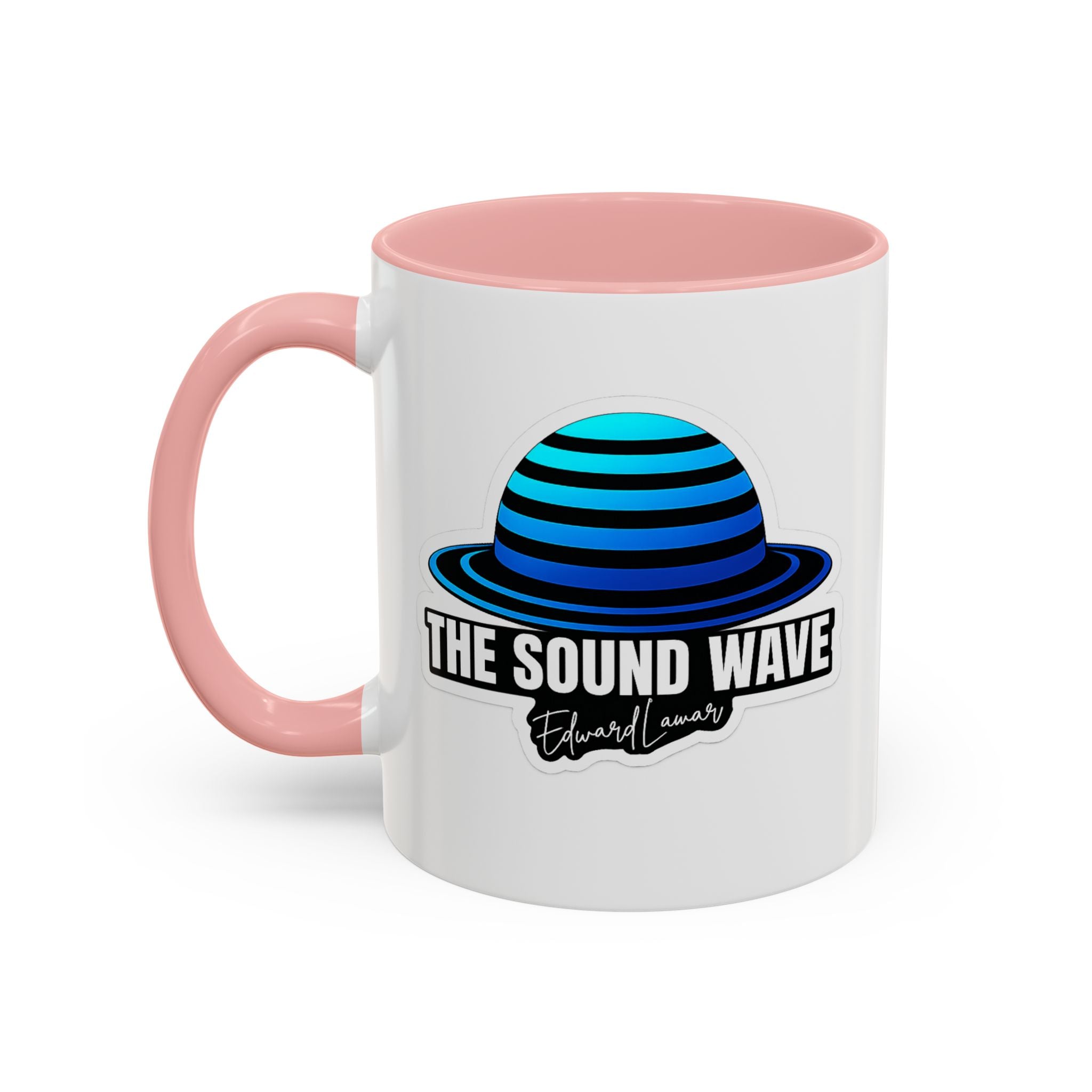 Accent Coffee Mug — 'The Sound Wave' Blue Planet Logo (11/15oz)