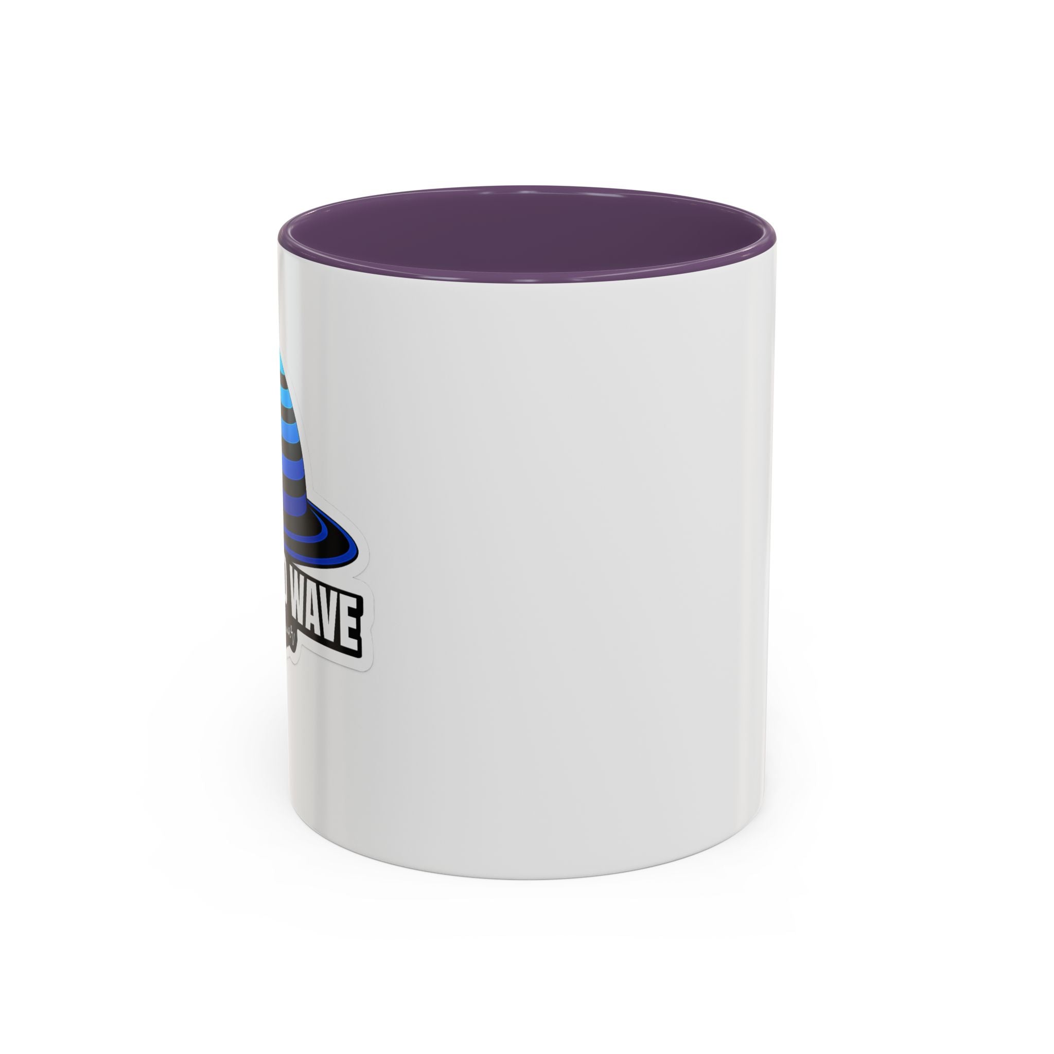 Accent Coffee Mug — 'The Sound Wave' Blue Planet Logo (11/15oz)
