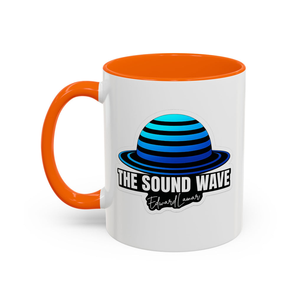 Accent Coffee Mug — 'The Sound Wave' Blue Planet Logo (11/15oz)