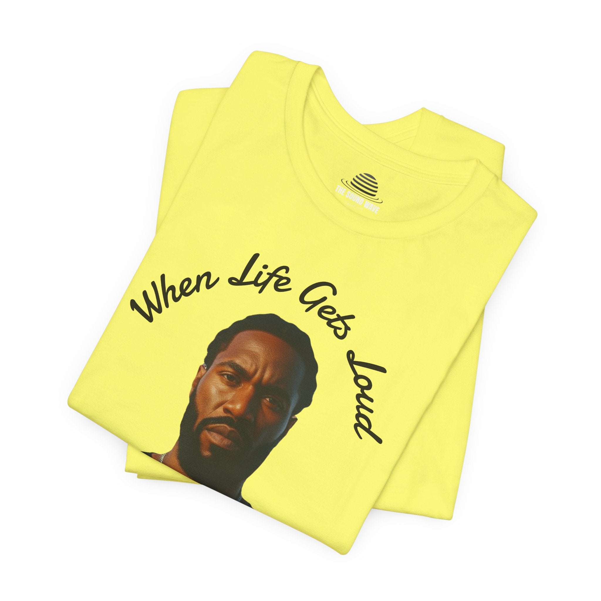 Faith Over the Noise Tee — "When Life Gets Loud" Inspirational Christian T-Shirt