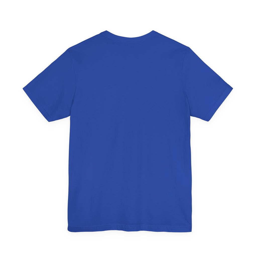 Striped Planet Tee — Minimalist Space Graphic T-Shirt