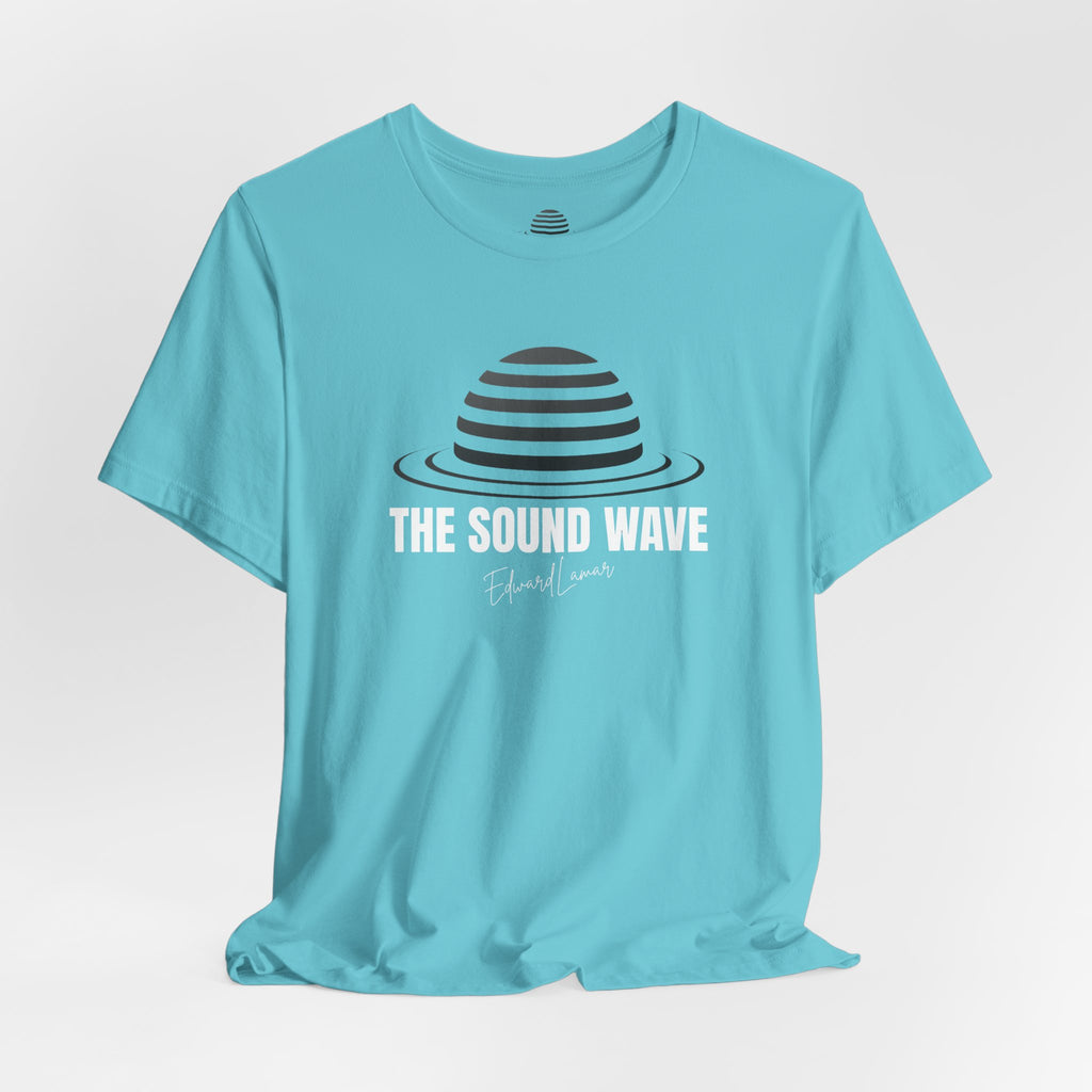 Striped Planet Tee — Minimalist Space Graphic T-Shirt