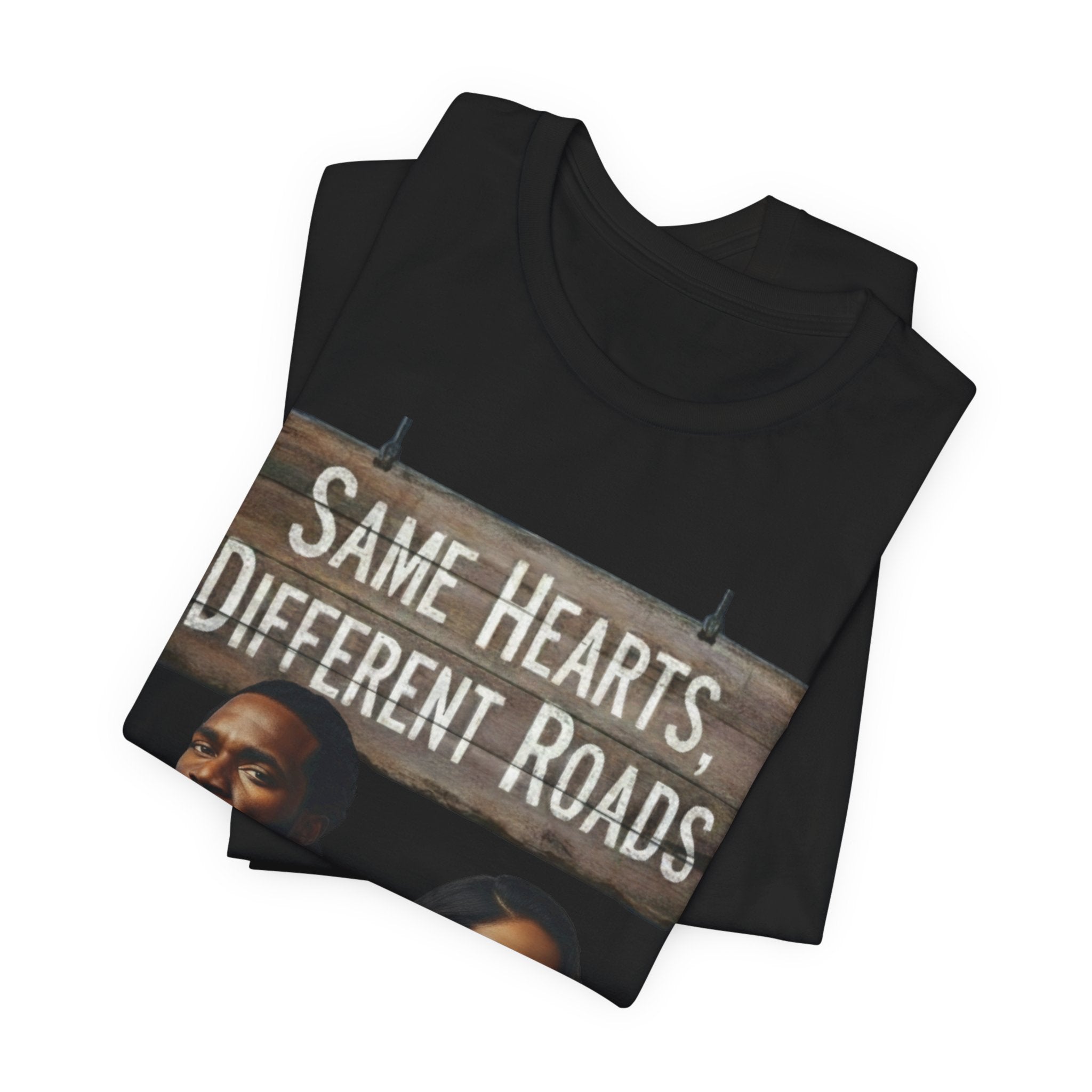 Same Hearts Different Roads Tee — “we used to talk” Photo Graphic T‑Shirt
