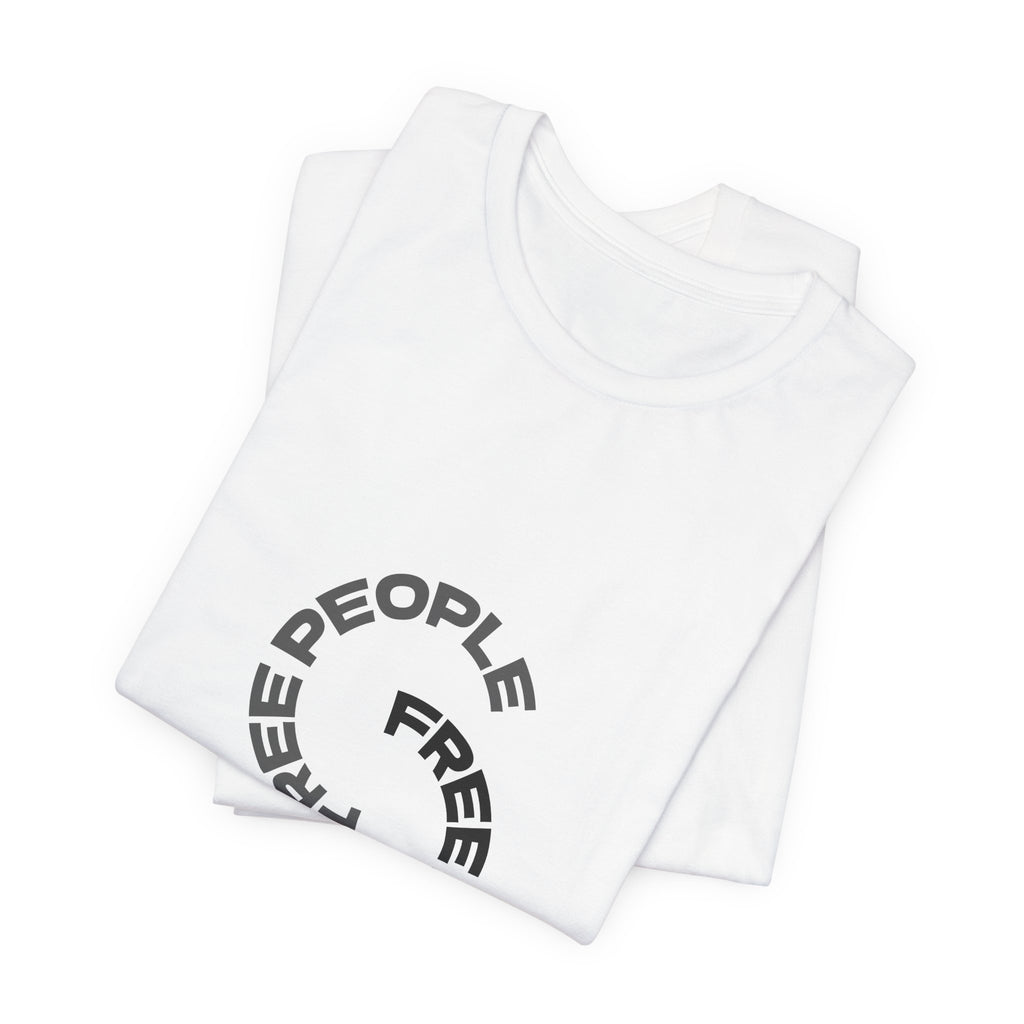 Free People Circle Tee — "that's what love do" Minimalist Graphic T-Shirt