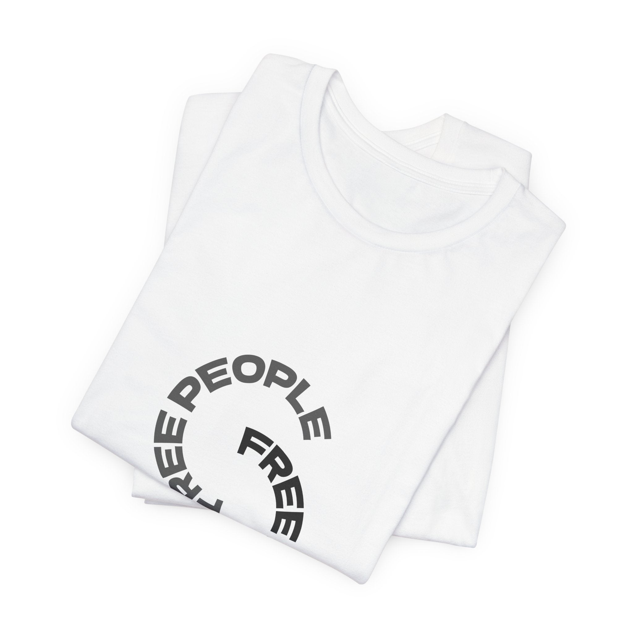 Free People Circle Tee — "that's what love do" Minimalist Graphic T-Shirt
