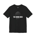 Striped Planet Tee — Minimalist Space Graphic T-Shirt