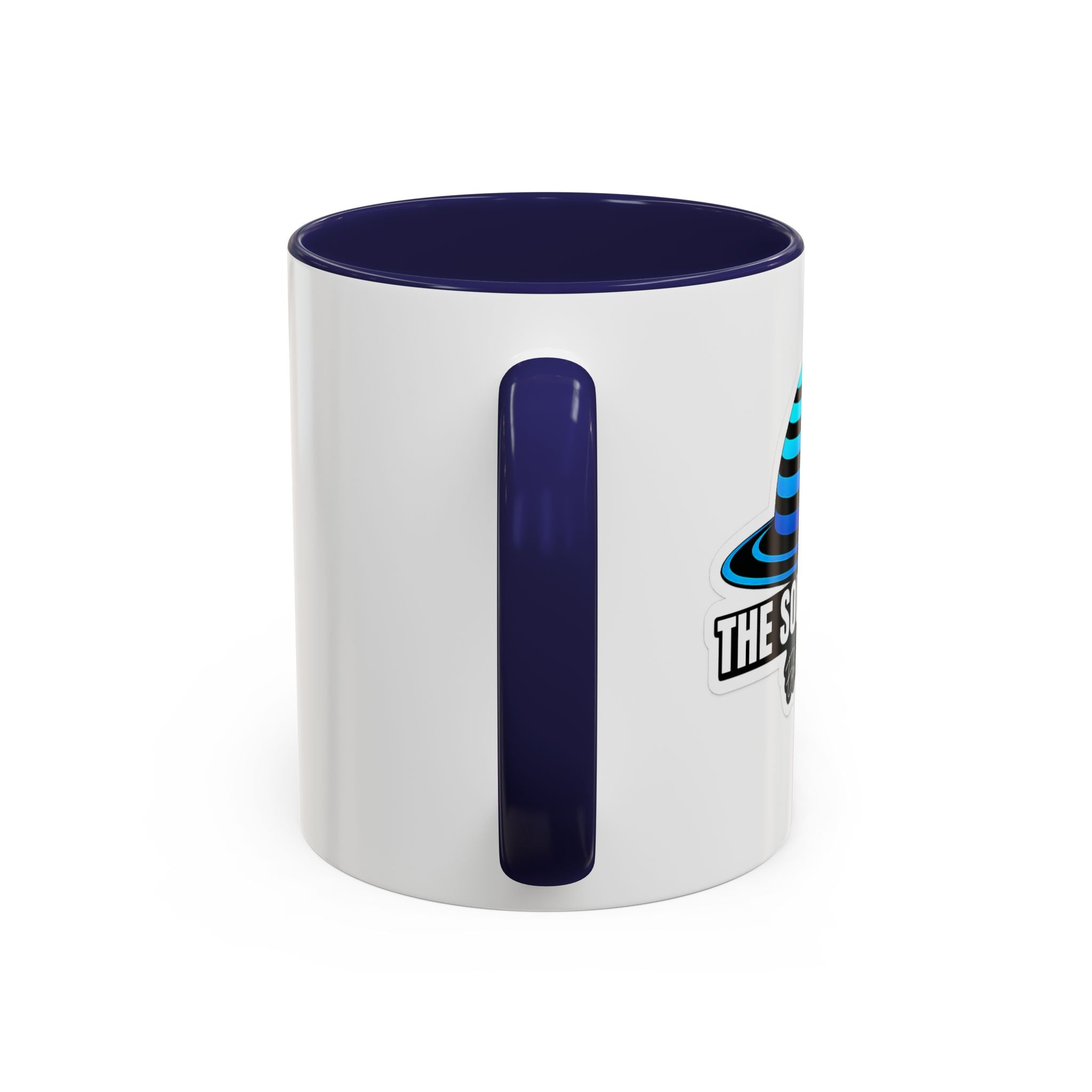 Accent Coffee Mug — 'The Sound Wave' Blue Planet Logo (11/15oz)