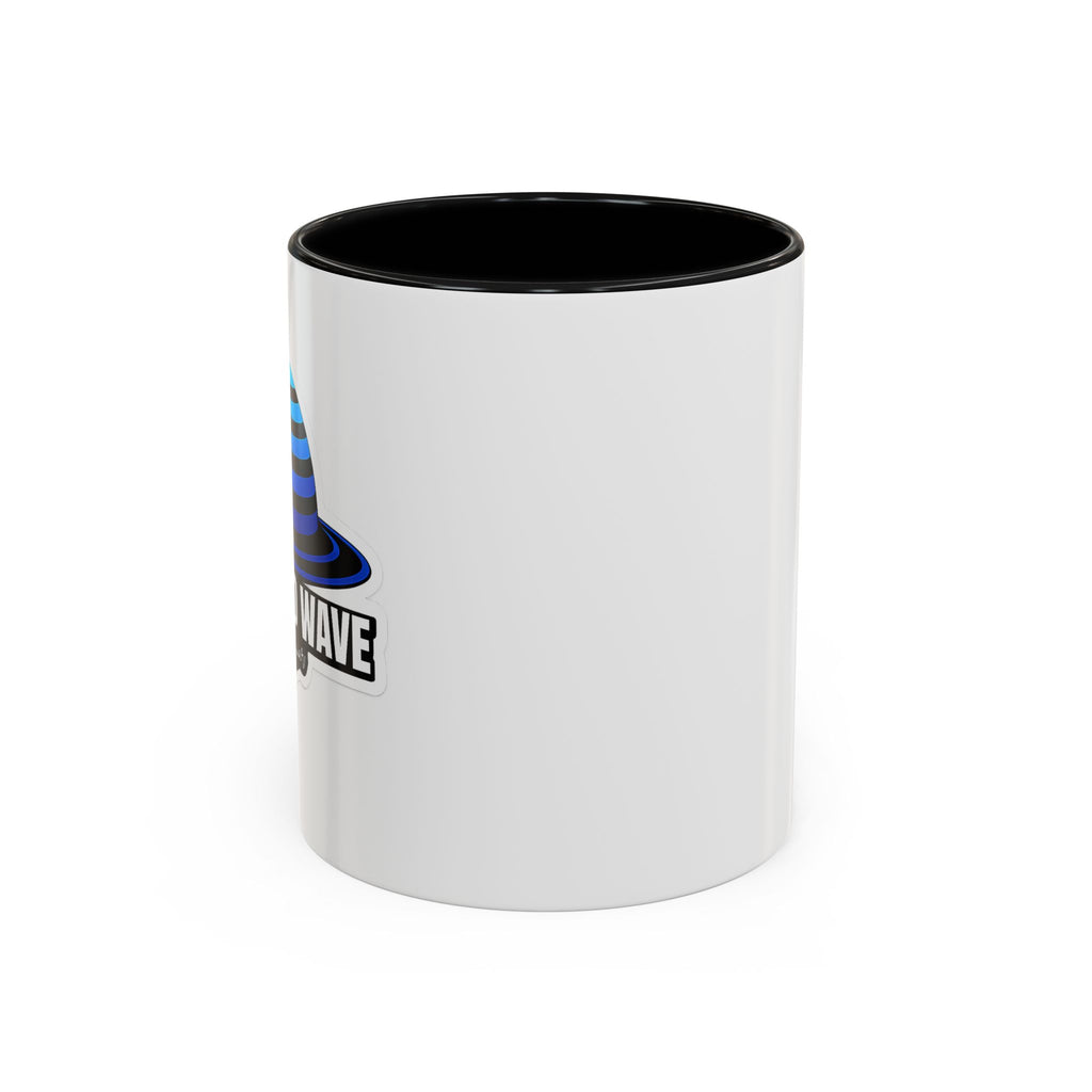 Accent Coffee Mug — 'The Sound Wave' Blue Planet Logo (11/15oz)