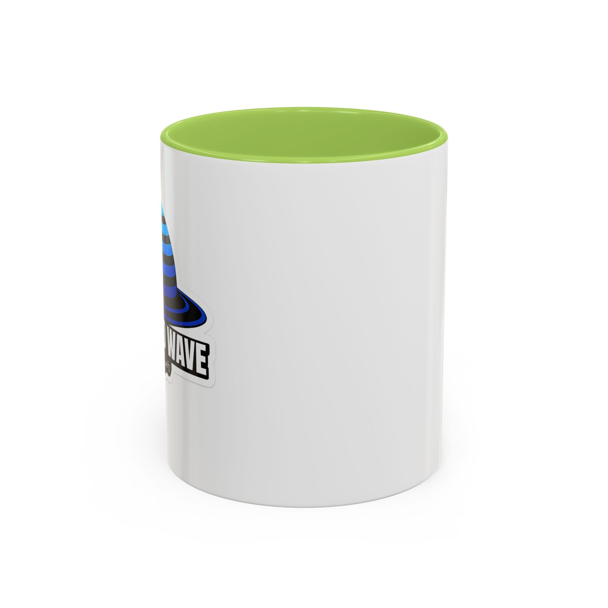 Accent Coffee Mug — 'The Sound Wave' Blue Planet Logo (11/15oz)