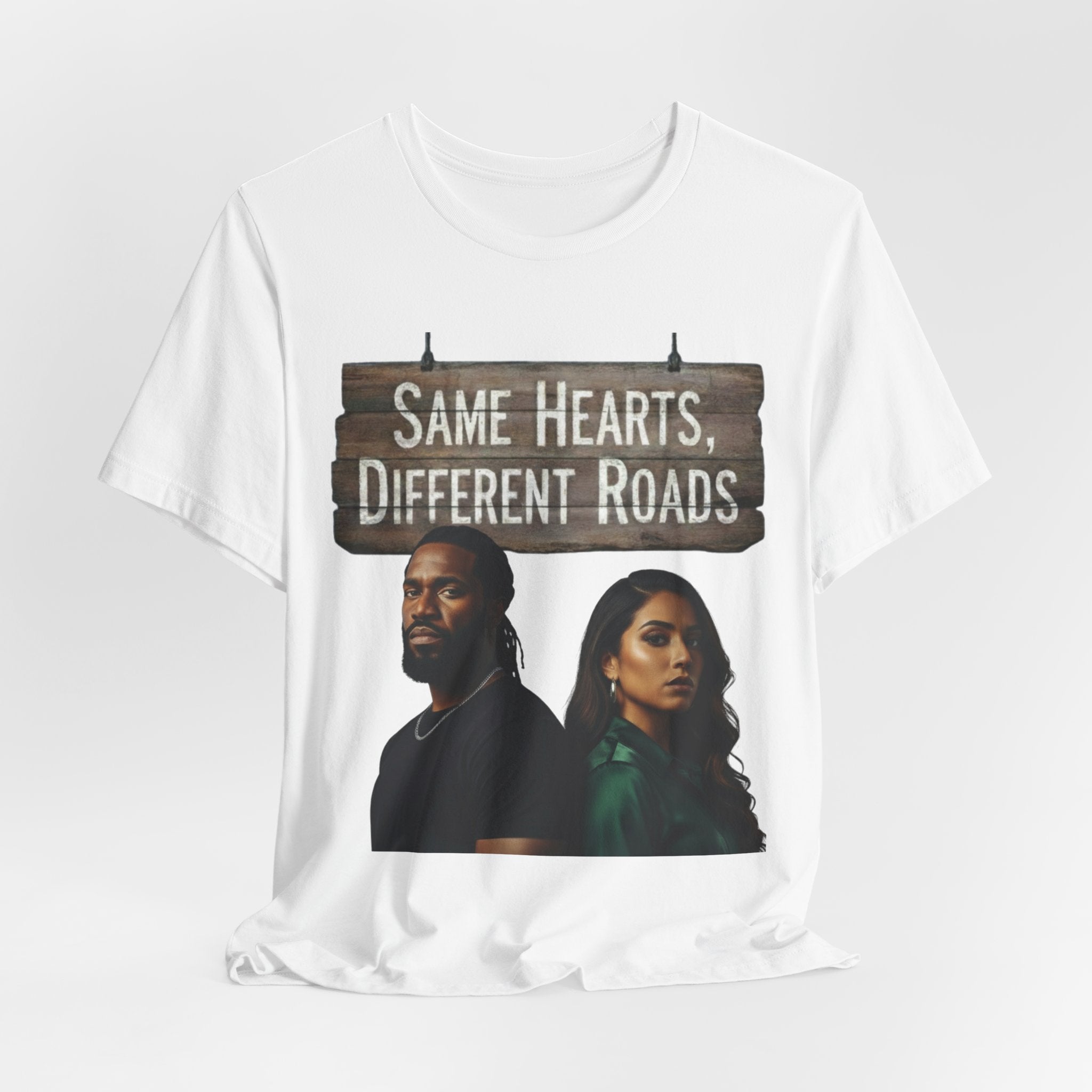 Same Hearts Different Roads Tee — “we used to talk” Photo Graphic T‑Shirt