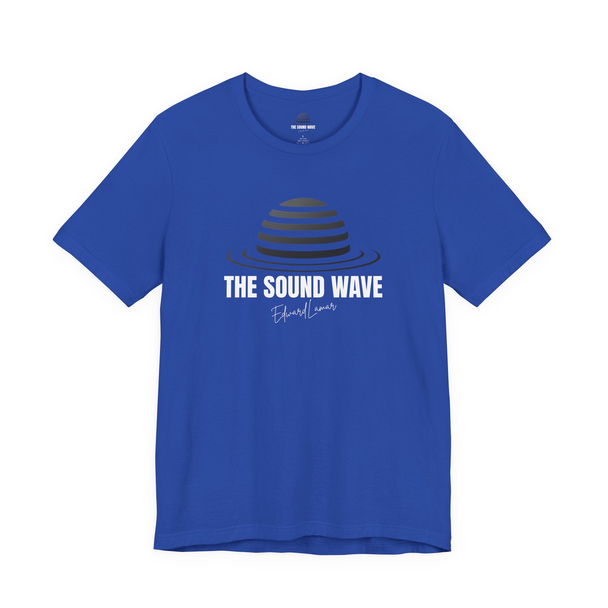 Striped Planet Tee — Minimalist Space Graphic T-Shirt