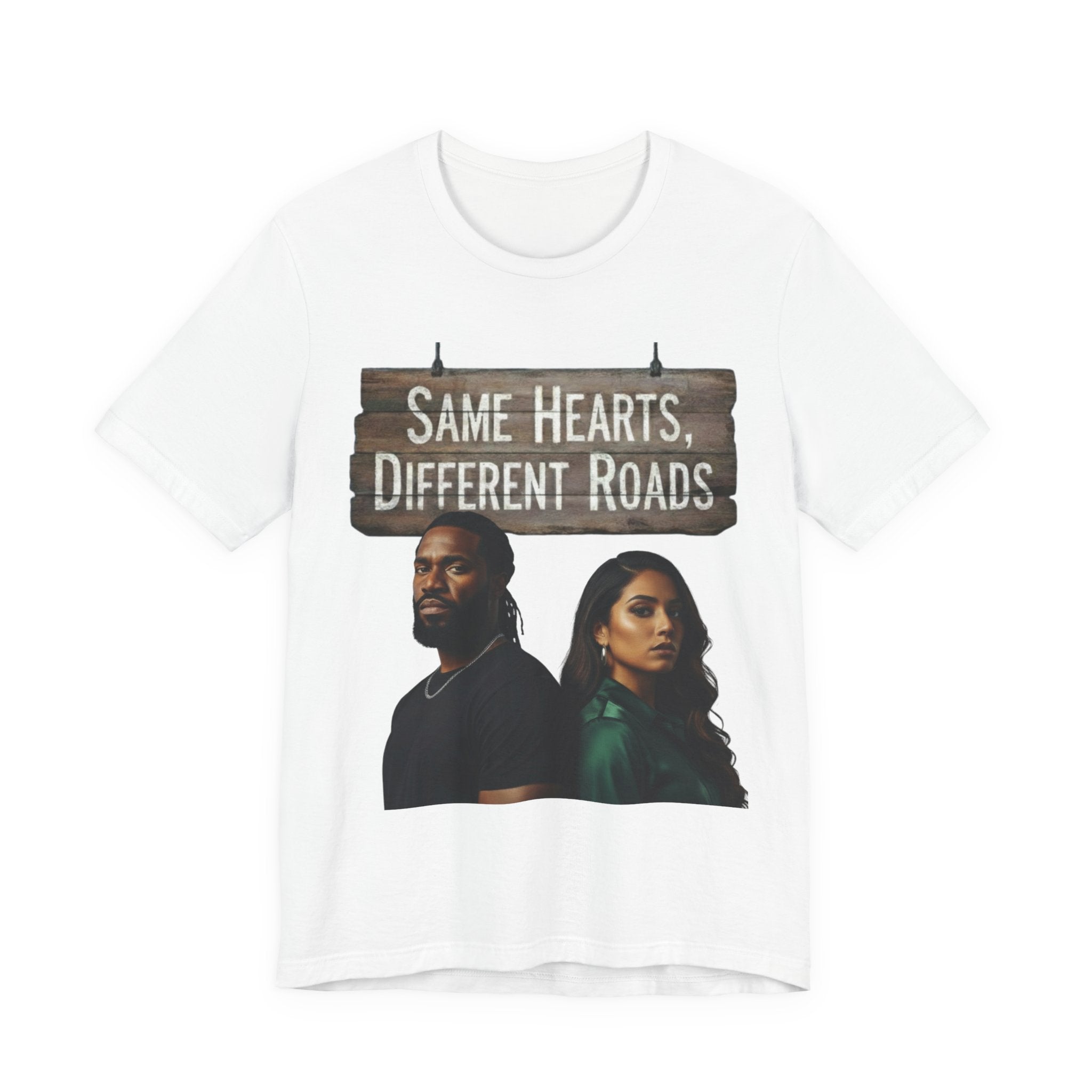 Same Hearts Different Roads Tee — “we used to talk” Photo Graphic T‑Shirt