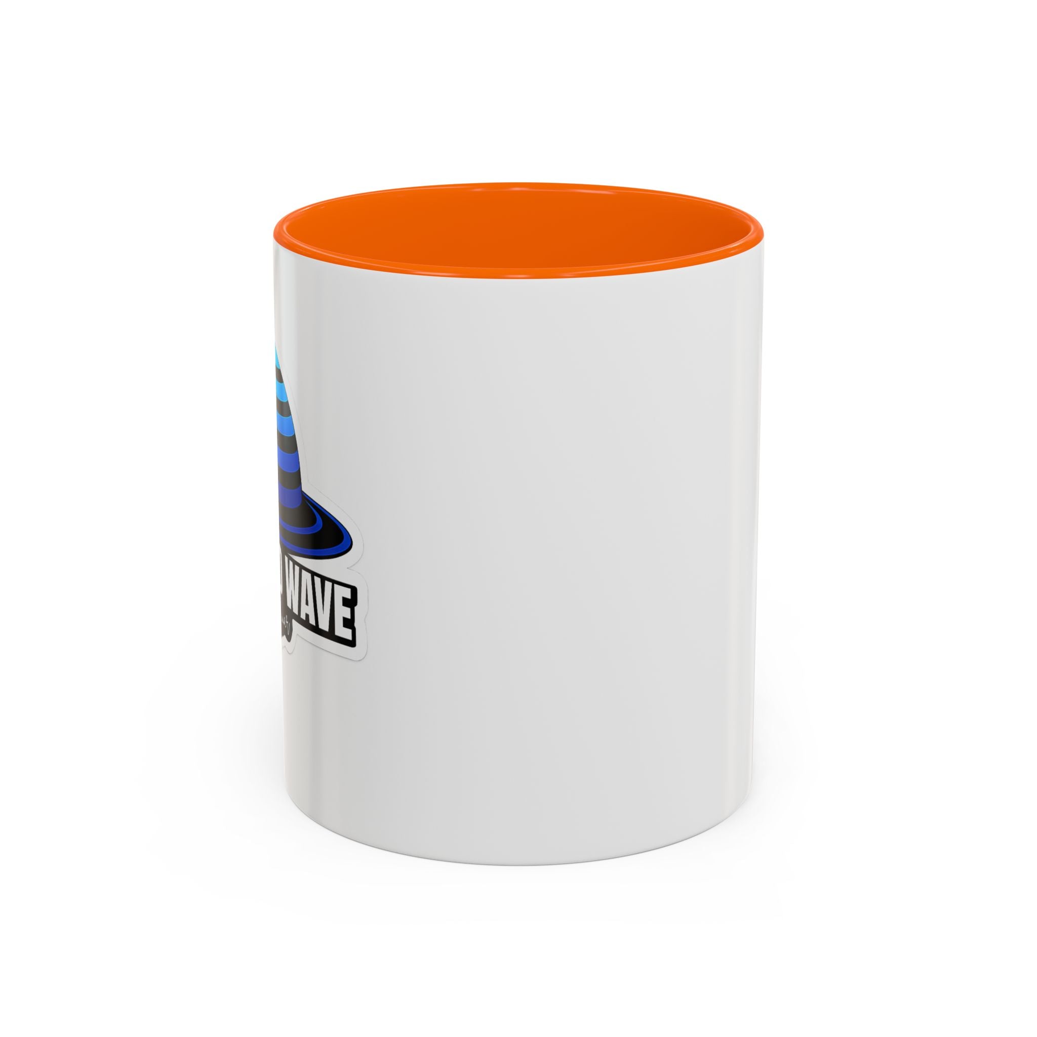 Accent Coffee Mug — 'The Sound Wave' Blue Planet Logo (11/15oz)