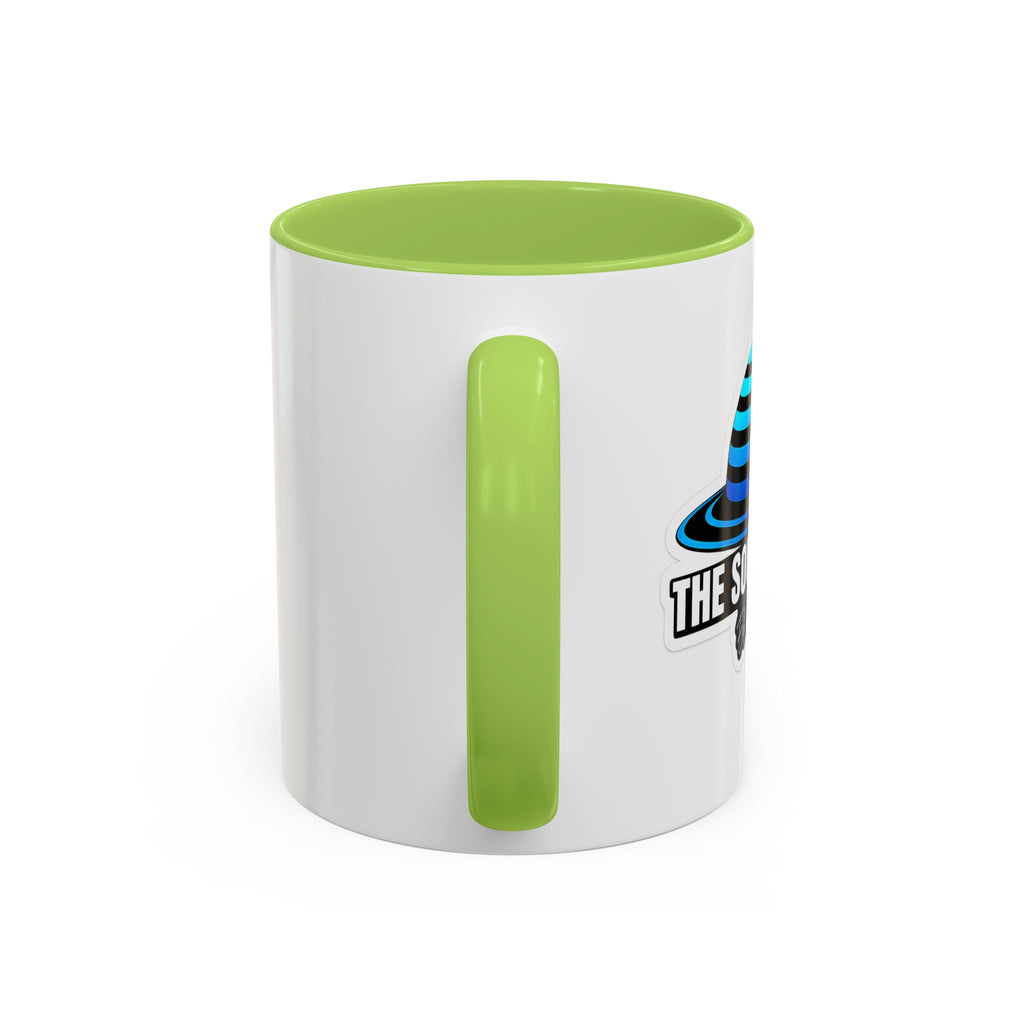 Accent Coffee Mug — 'The Sound Wave' Blue Planet Logo (11/15oz)