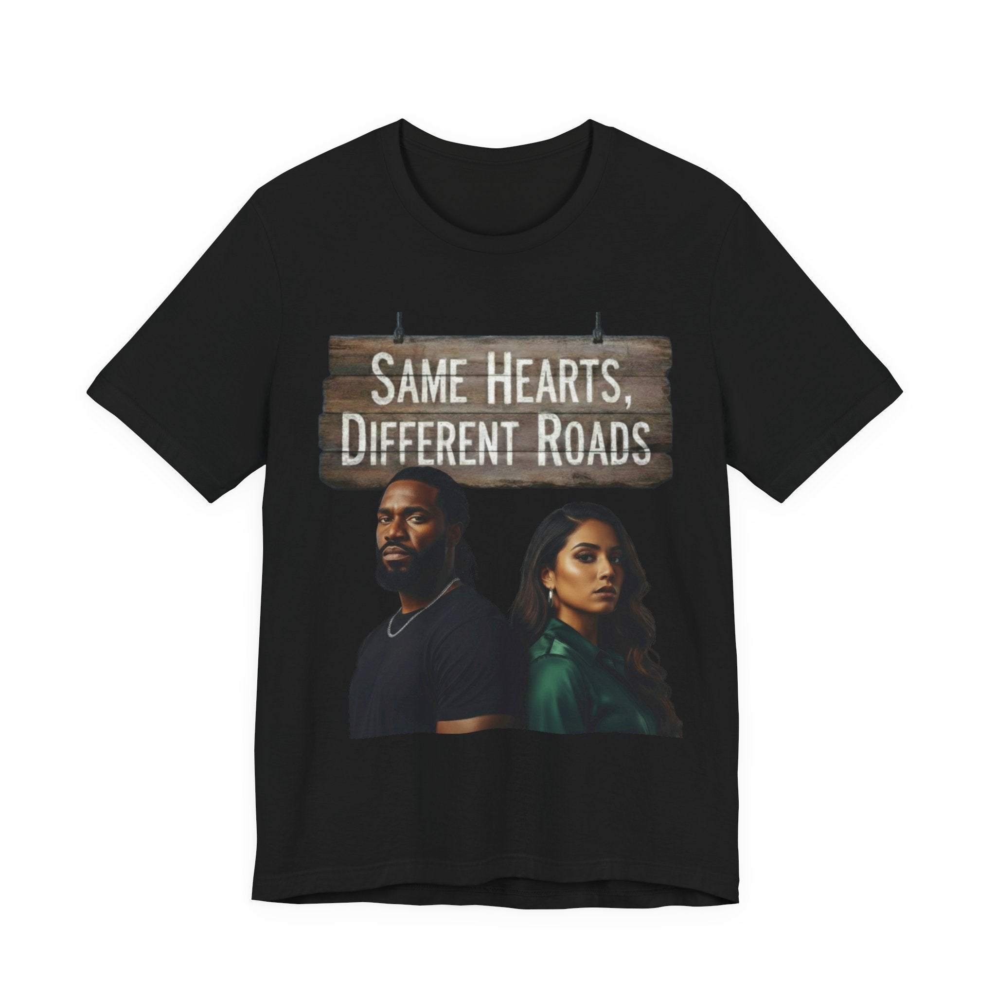 Same Hearts Different Roads Tee — “we used to talk” Photo Graphic T‑Shirt