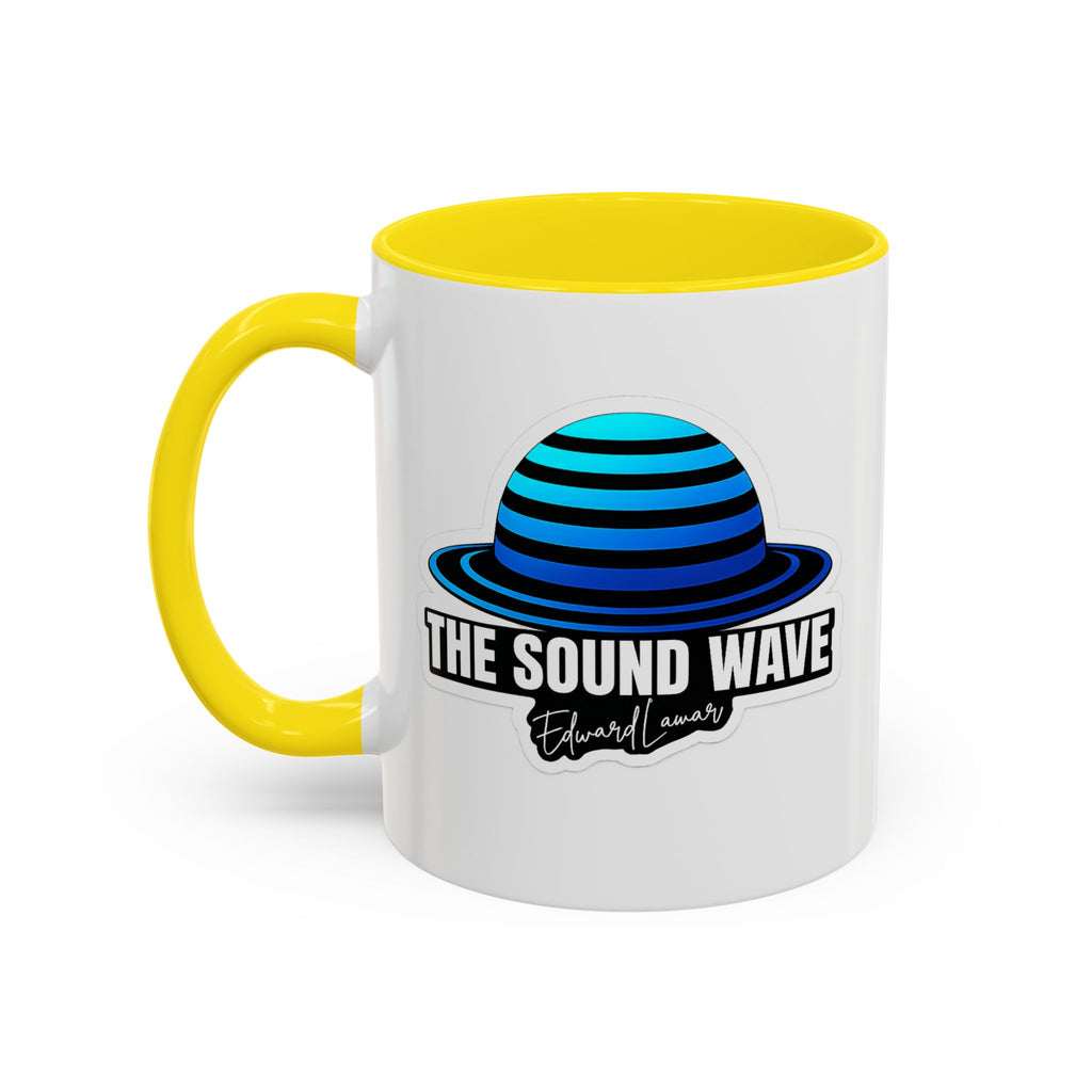 Accent Coffee Mug — 'The Sound Wave' Blue Planet Logo (11/15oz)