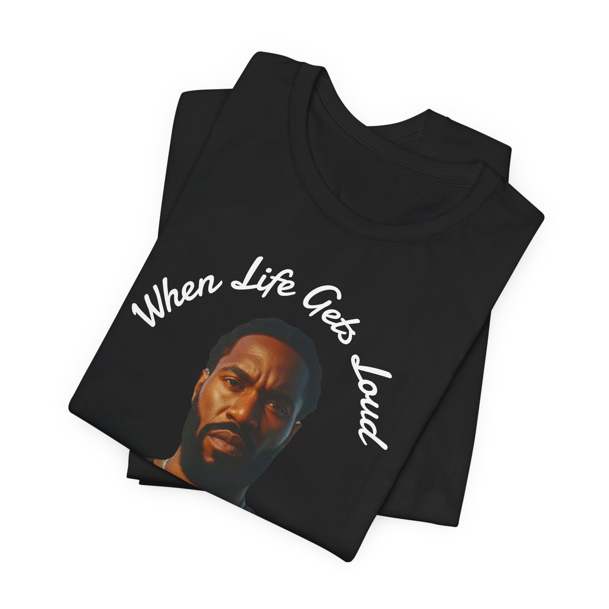 Faith Over the Noise Tee — "When Life Gets Loud" Inspirational Christian T-Shirt
