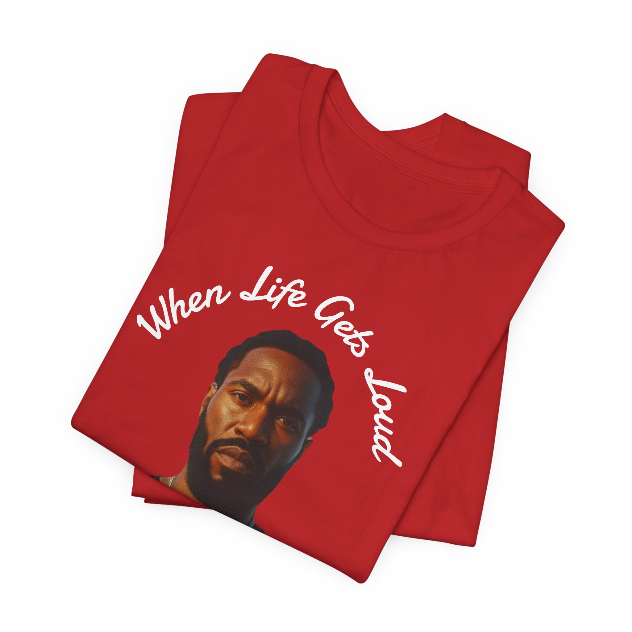 Faith Over the Noise Tee — "When Life Gets Loud" Inspirational Christian T-Shirt
