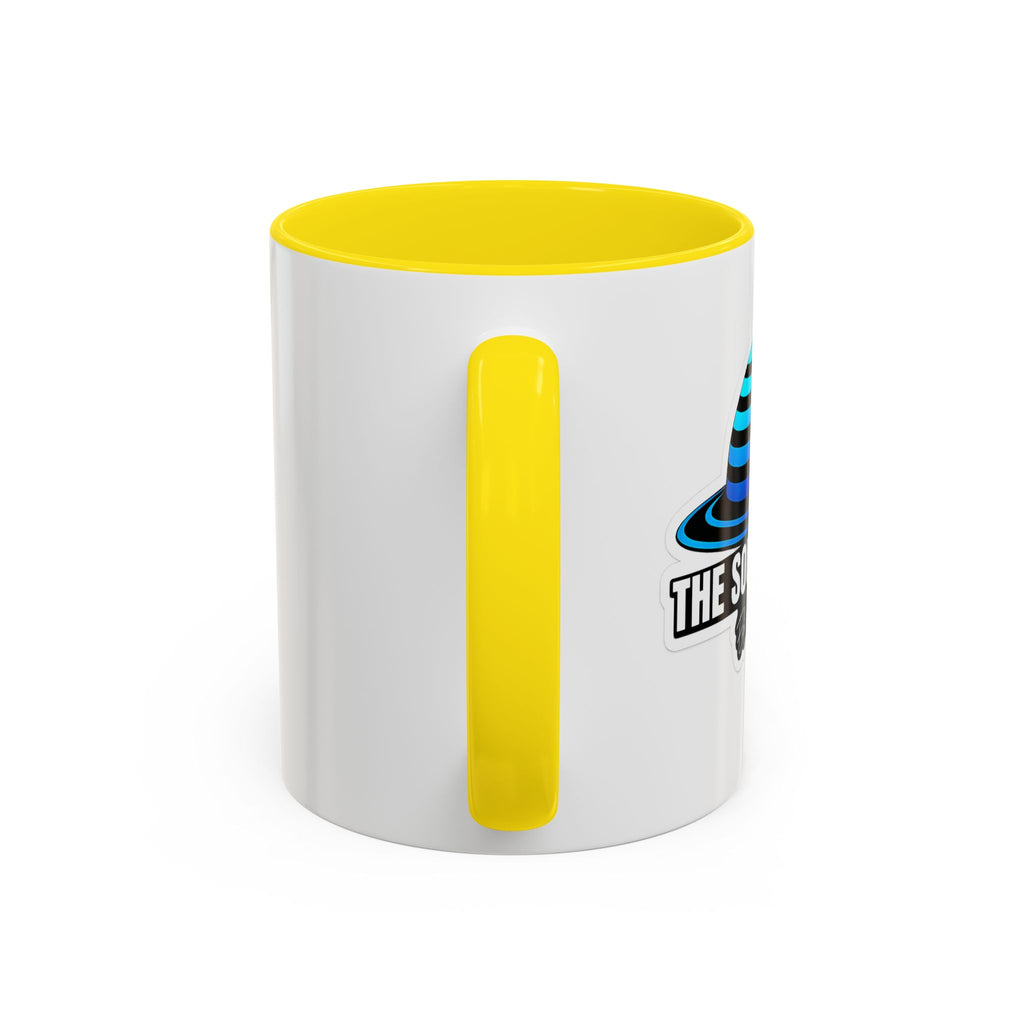 Accent Coffee Mug — 'The Sound Wave' Blue Planet Logo (11/15oz)
