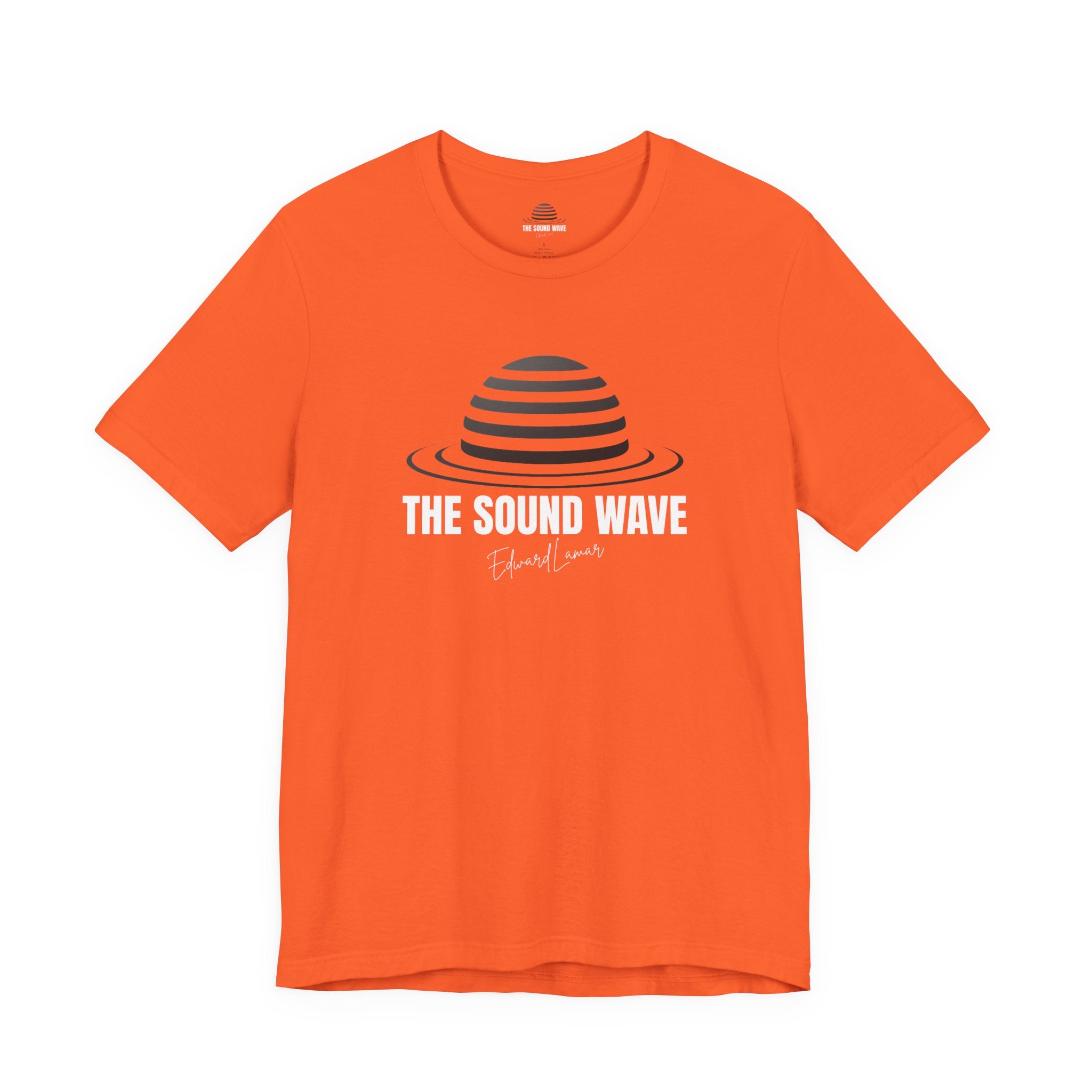 Striped Planet Tee — Minimalist Space Graphic T-Shirt
