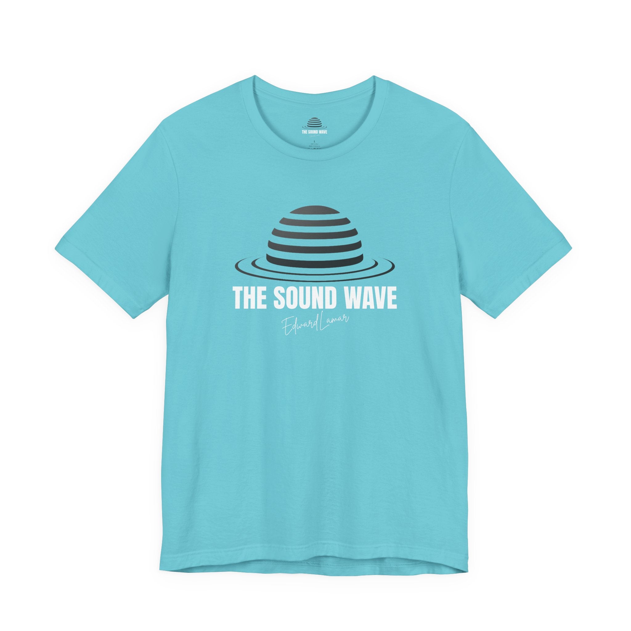 Striped Planet Tee — Minimalist Space Graphic T-Shirt