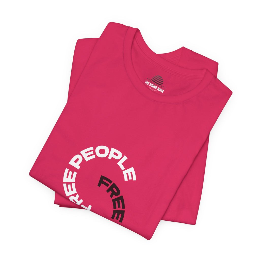Free People Circle Tee — "that's what love do" Minimalist Graphic T-Shirt