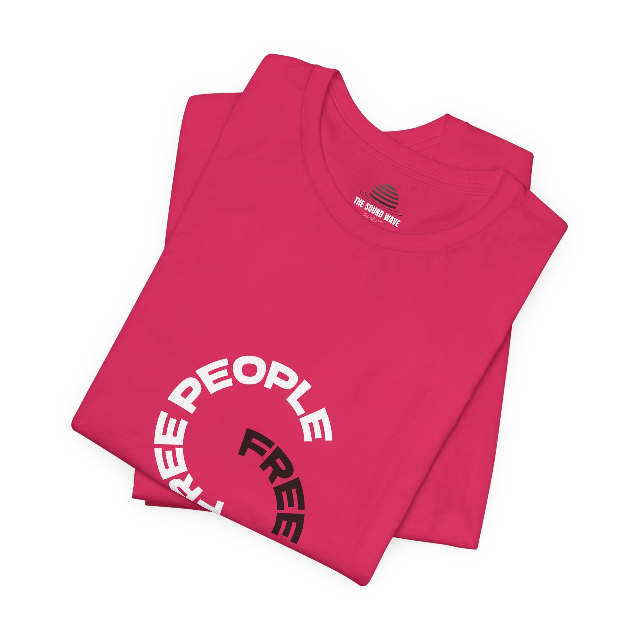 Free People Circle Tee — "that's what love do" Minimalist Graphic T-Shirt
