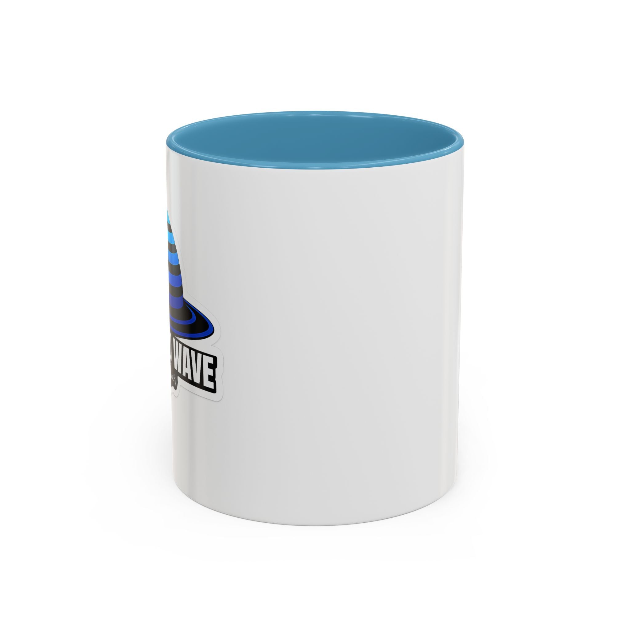Accent Coffee Mug — 'The Sound Wave' Blue Planet Logo (11/15oz)
