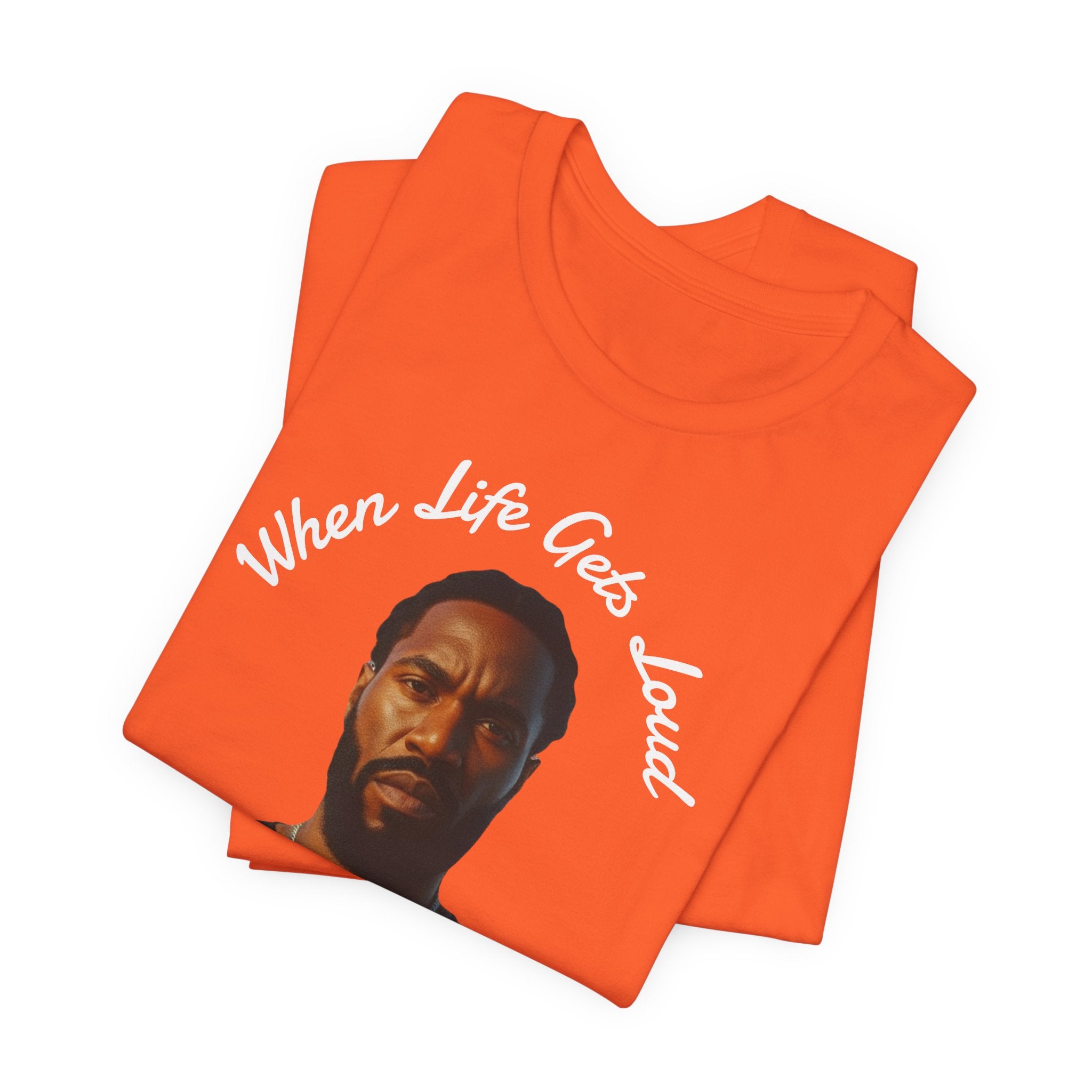 Faith Over the Noise Tee — "When Life Gets Loud" Inspirational Christian T-Shirt