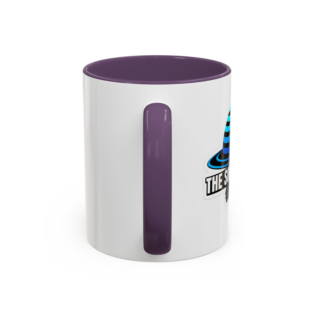 Accent Coffee Mug — 'The Sound Wave' Blue Planet Logo (11/15oz)
