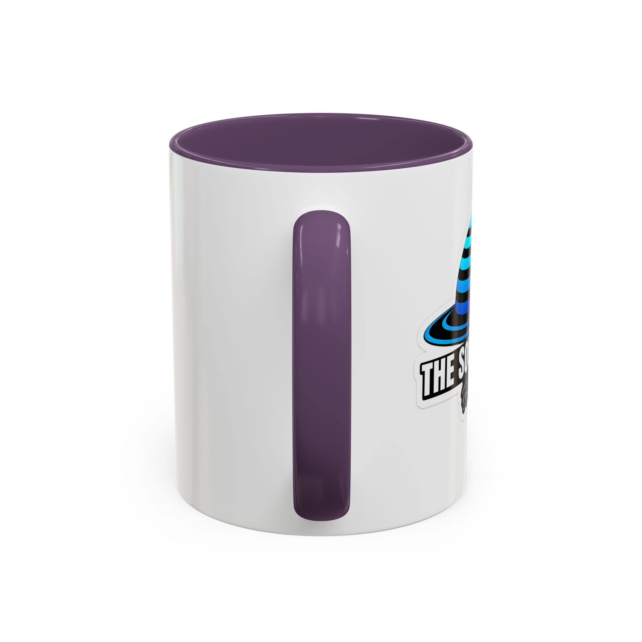 Accent Coffee Mug — 'The Sound Wave' Blue Planet Logo (11/15oz)